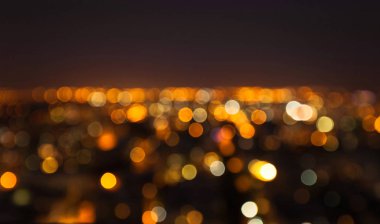 Gece şehir Tema arka plan bulanıklık.