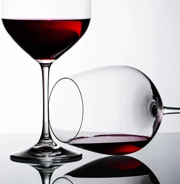 붉은 포도주 한잔 . — 스톡 사진