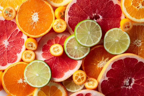 Närbild av citrusfrukter. — Stockfoto