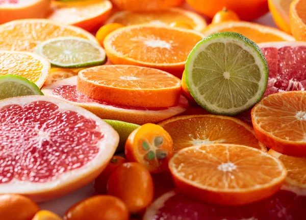 Close up of citrus fruits. — Stock Photo, Image