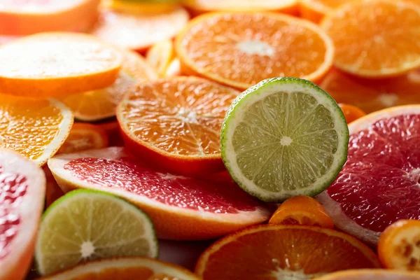 Close up van citrusvruchten. — Stockfoto