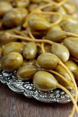 Turşu Kapari Karpuzu metal tabak .