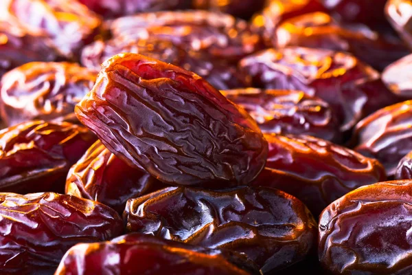 Primo piano di date mature succose — Foto Stock