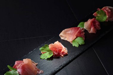 Jamon serrano maydanoz ile . 