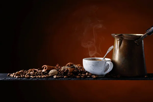 Caffè con spezie . — Foto Stock