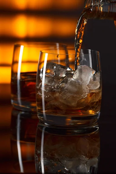Whisky i lodu — Zdjęcie stockowe