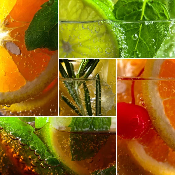 Set di cocktail diversi . — Foto Stock