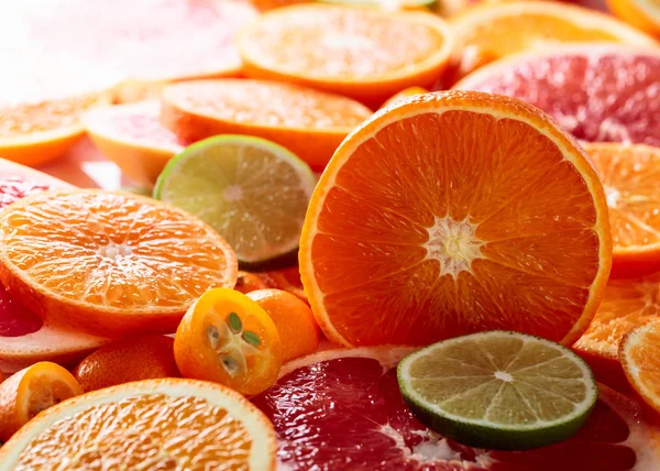 Close up of citrus fruits. — Stock Photo, Image