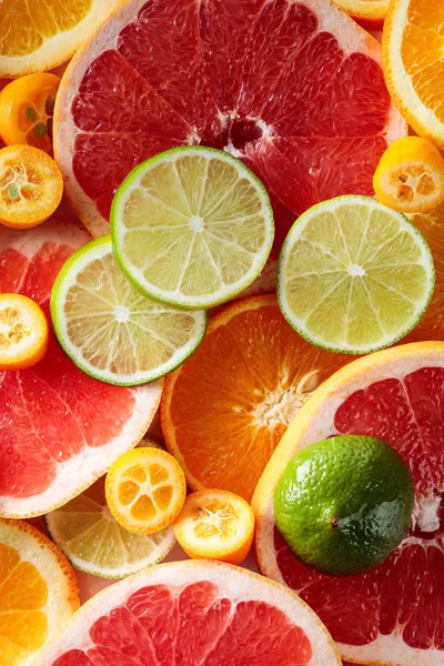 Close up de frutas cítricas . — Fotografia de Stock