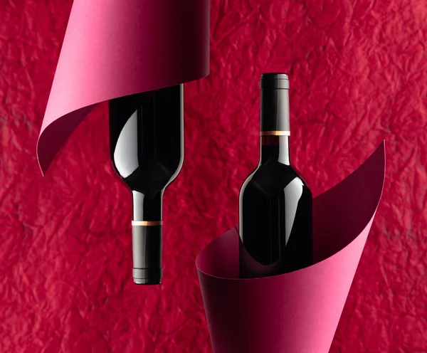 Conceptual image on the theme of red wine. — 스톡 사진