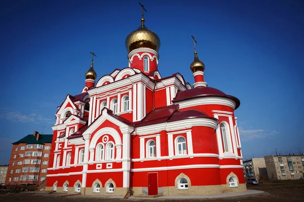 Taufe in der Kirche Russlands — Stockfoto