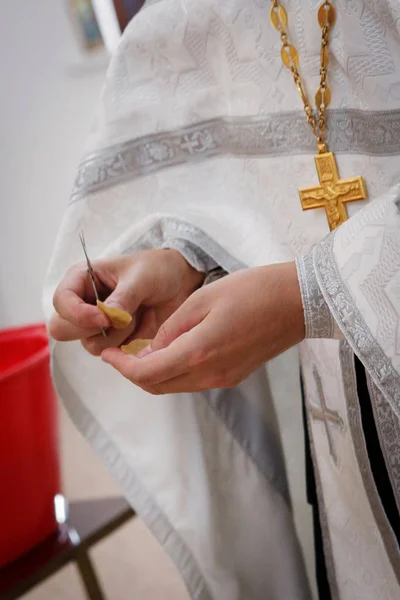 Bautismo en la Iglesia de Rusia —  Fotos de Stock