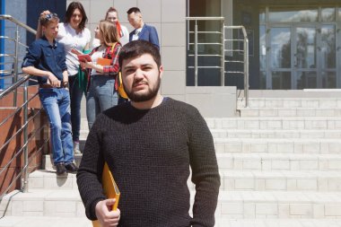 Arkadaş grubu Arap öğrenci