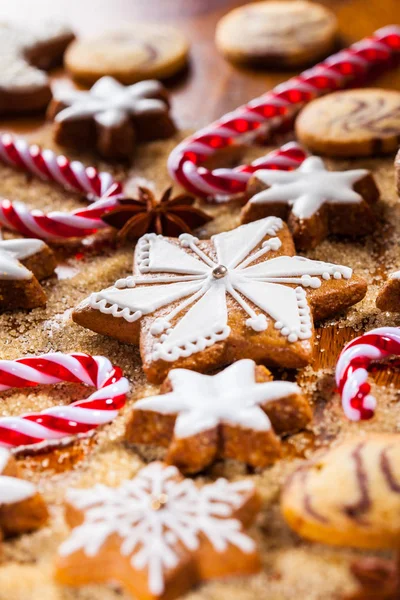 Biscoitos caseiros para o Natal — Fotografia de Stock