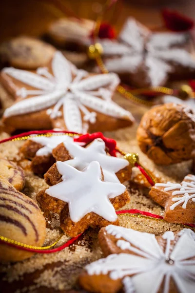 Noel için ev yapımı kurabiye — Stok fotoğraf