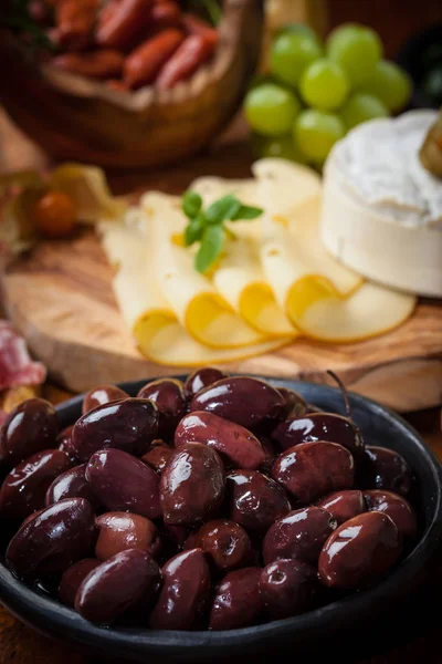 Apetizers and antipasti — Stock Photo, Image