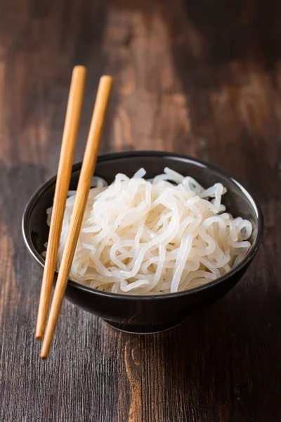 Tagliatelle Shirataki (Konjac) - cibo giapponese — Foto Stock