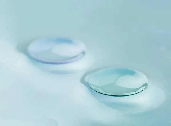 Hårda kontaktlinser - fasta gasgenomsläppliga kontakter — Stockfoto
