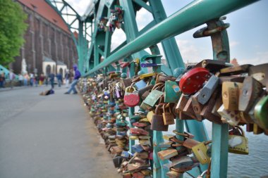 Wroclaw şehir cadde görünümü