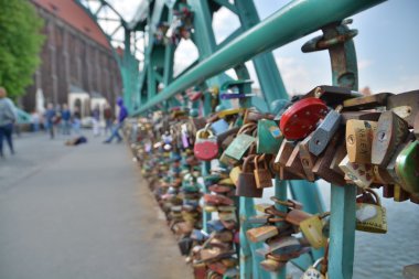 Wroclaw şehir cadde görünümü