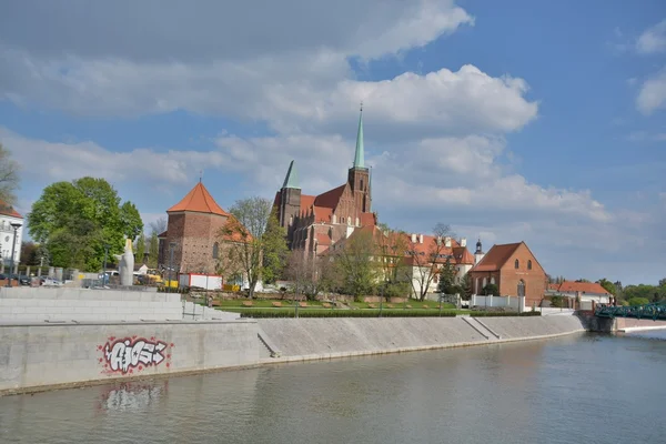 Wroclaw city view — стоковое фото