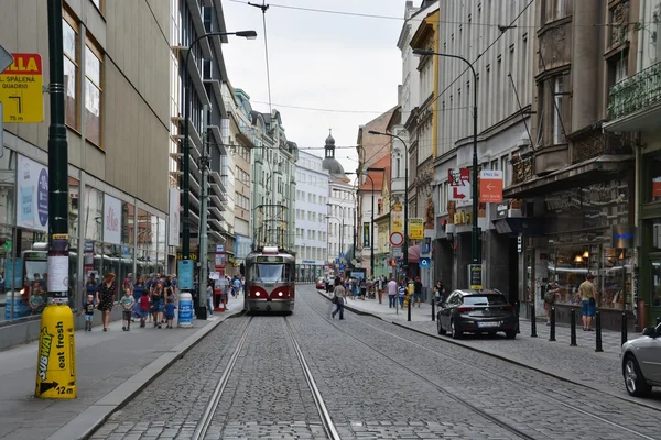 Prague city Gatuvy — Stockfoto