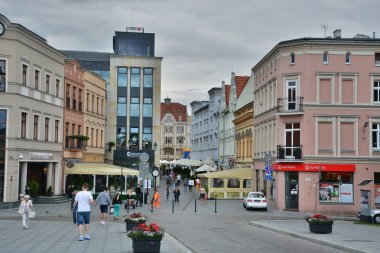 Bydgoszcz şehir cadde görünümü