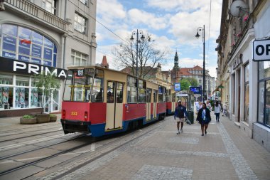 Bydgoszcz şehir cadde görünümü