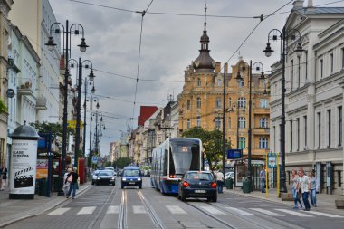 Bydgoszcz şehir cadde görünümü