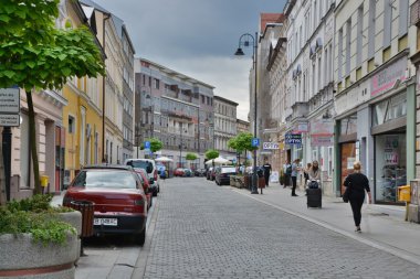 Bydgoszcz şehir cadde görünümü
