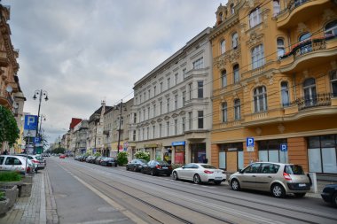 Bydgoszcz şehir cadde görünümü