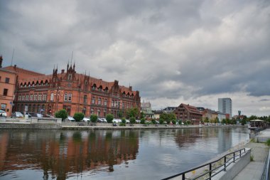 Bydgoszcz şehir cadde görünümü