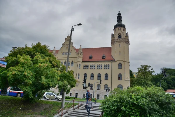 Bydgoszcz vista de la calle de la ciudad —  Fotos de Stock