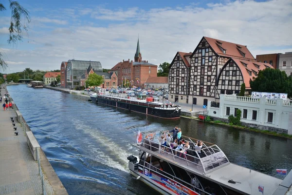 Bydgoszcz şehir cadde görünümü