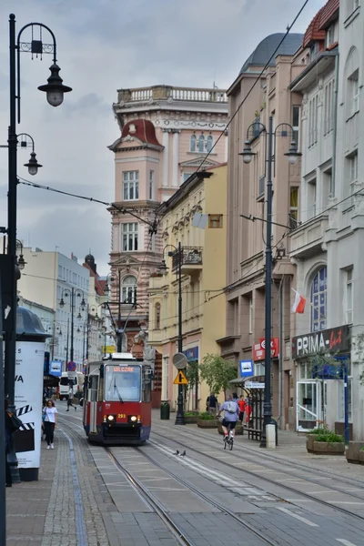 Bydgoszcz şehir cadde görünümü