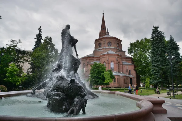 Bydgoszcz city street view — Stock Photo, Image