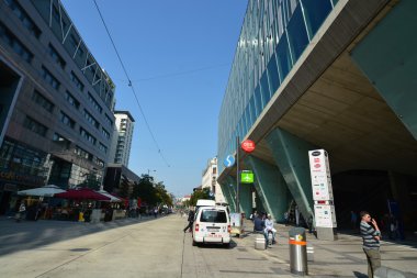 Viyana şehir sokak görünümü