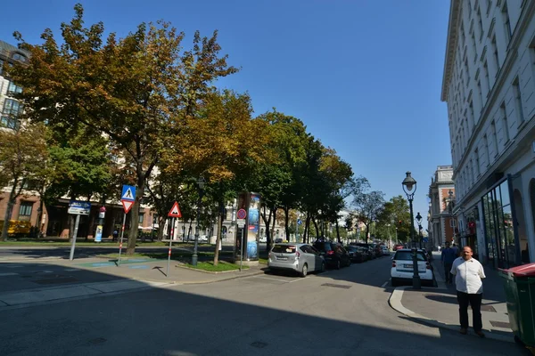 Vienna city street view — Stock Photo, Image