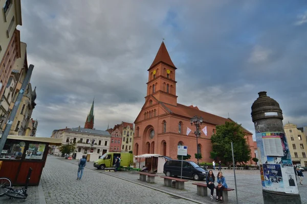 Toruń-miasto, ulicę — Zdjęcie stockowe