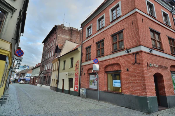 Torun ciudad vista a la calle —  Fotos de Stock