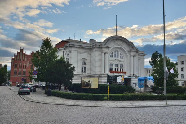 Torun ciudad vista a la calle —  Fotos de Stock