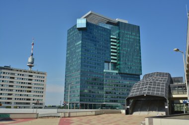 Viyana gökyüzü kazıyıcılar görünümü