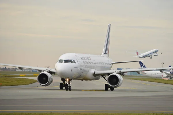 Air France vliegtuig weergave — Stockfoto