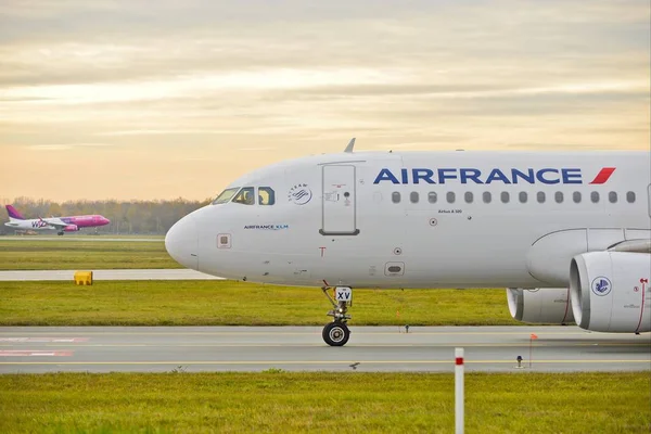 Air France vliegtuig weergave — Stockfoto