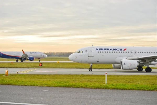 Air France vliegtuig weergave — Stockfoto