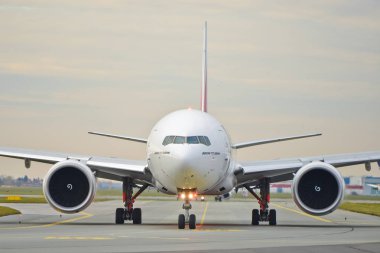 Emirates hava uçak görünümü