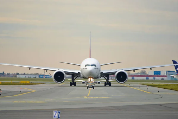 Emirate Flugzeugblick — Stockfoto