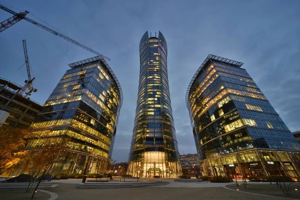 Warsaw Spire building view — Stock Photo, Image