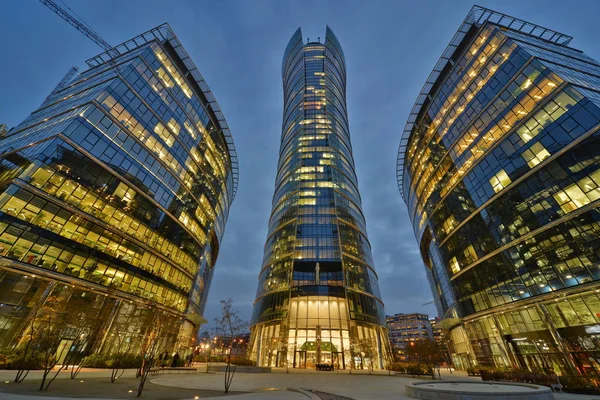 Varsovia Spire vista edificio — Foto de Stock