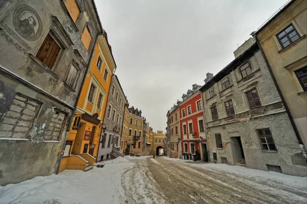 Lublino vista città vecchia — Foto Stock
